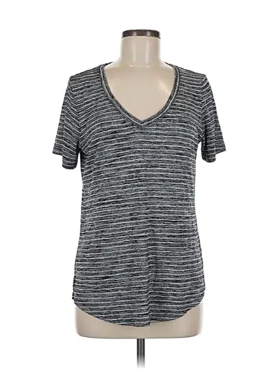 Pre-owned Athleta Short Sleeve T-shirt In Gray