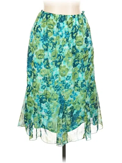 Pre-owned Notations Casual Skirt In Green