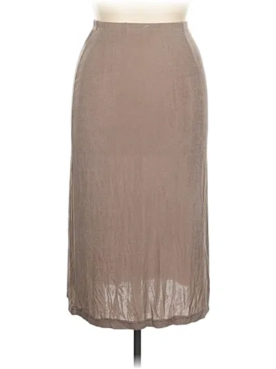 Pre-owned Kathy Ireland Casual Skirt In Brown