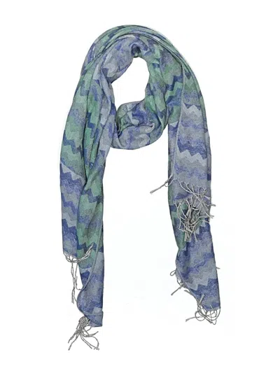 Pre-owned Unbranded Scarf In Blue