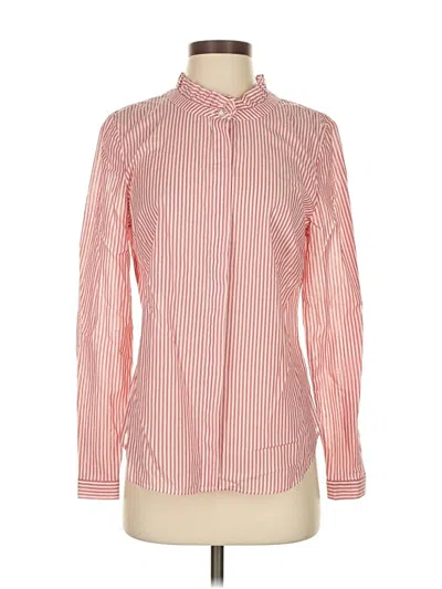 Pre-owned Talbots Long Sleeve Button Down Shirt In Pink