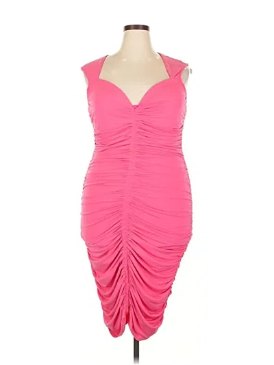 Pre-owned Gabrielle Union New York And Company Cocktail Dress In Pink