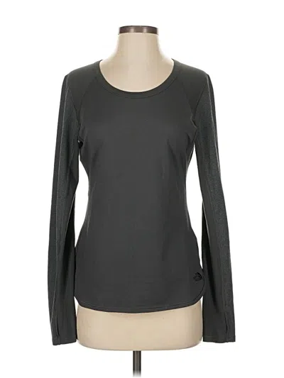 Pre-owned The North Face Long Sleeve T-shirt In Gray