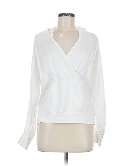 Pre-owned Splendid Cardigan Sweater In White