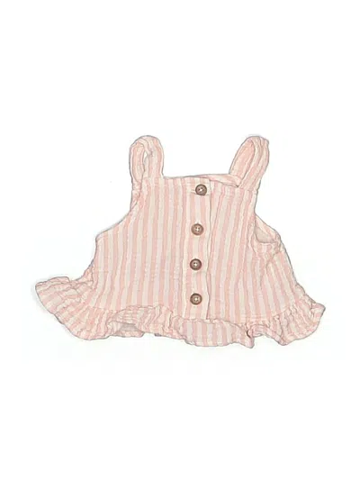 Pre-owned Just One You Made By Carter's Babies' Sleeveless Blouse In Pink