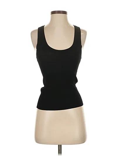 Pre-owned Zara Tank Top Black Strapless Neckline Tops