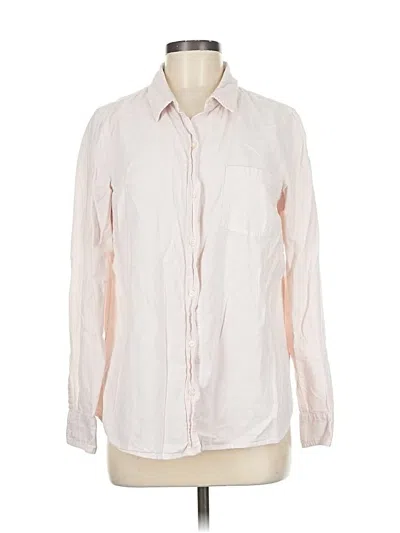 Pre-owned Gap Outlet Long Sleeve Button Down Shirt In Pink
