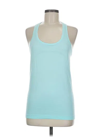 Pre-owned Lululemon Athletica Active Tank Top In Blue