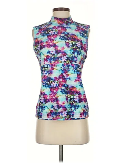 Pre-owned Athleta Sleeveless T-shirt In Blue