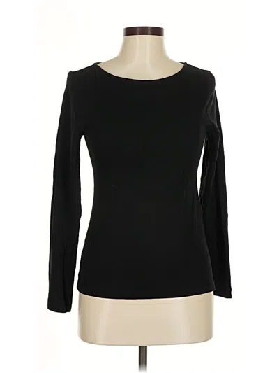 Pre-owned J.crew Factory Store 3/4 Sleeve T-shirt In Black