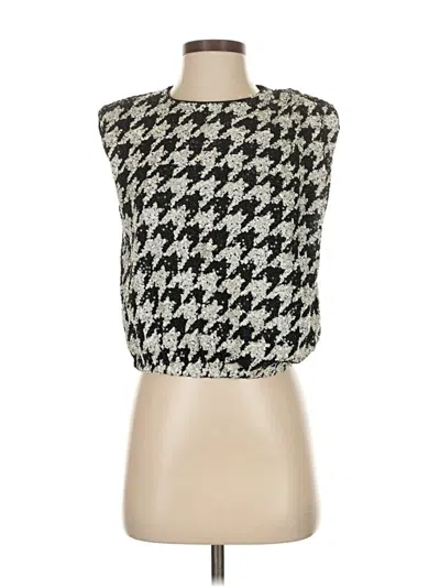 Pre-owned Express Sleeveless Blouse In Black