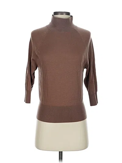 Pre-owned Talbots Turtleneck Sweater In Brown