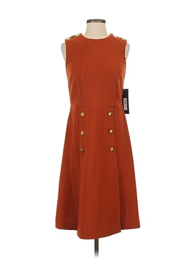 Donna Karan Casual Dress In Blue