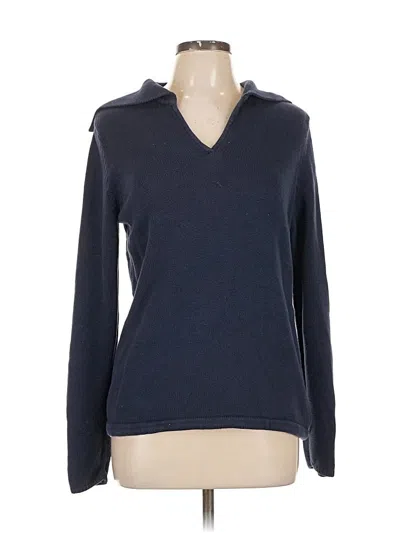 Pre-owned Polo Ralph Lauren Long Sleeve Polo Shirt In Blue