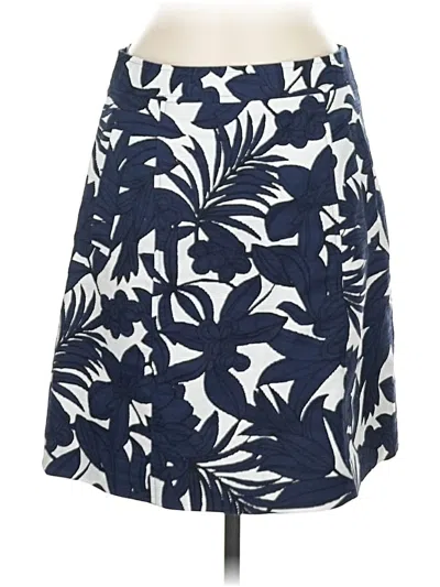 Pre-owned Ann Taylor Casual Skirt In Blue