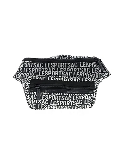 Pre-owned Lesportsac Belt Bag In Black