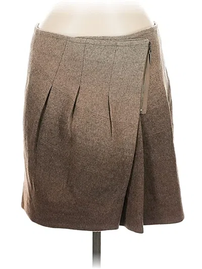 Pre-owned Brunello Cucinelli Wool Skirt In Brown