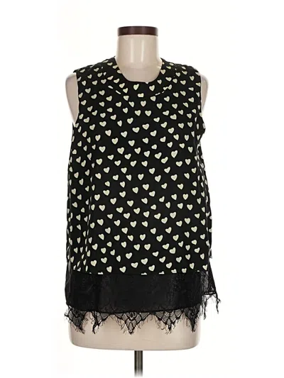 Pre-owned Molly Bracken Sleeveless Blouse In Black
