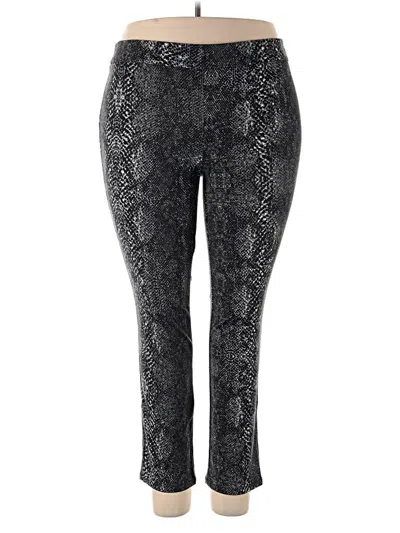 Pre-owned Attyre New York Leggings In Silver