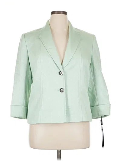 Pre-owned Tahari By Asl Blazer Jacket In Green