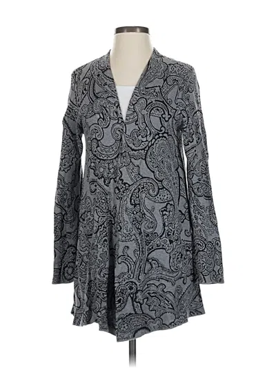 Pre-owned Jjill Cardigan Sweater In Gray