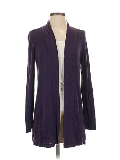 Pre-owned Chico's Cardigan Sweater In Purple