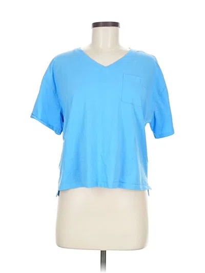 Pre-owned Talbots Short Sleeve T-shirt In Blue