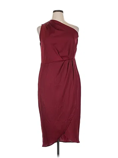 Pre-owned Prettygarden Cocktail Dress In Burgundy