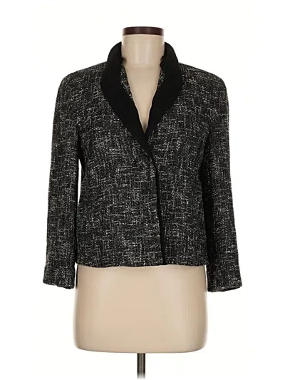 Pre-owned Talbots Blazer Jacket In Black