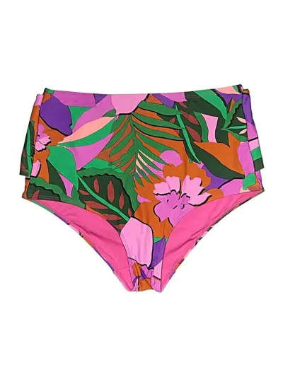 Pre-owned City Chic Swimsuit Bottoms In Purple
