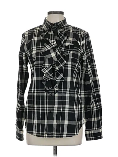 Pre-owned Polo Ralph Lauren Long Sleeve Button Down Shirt In Black