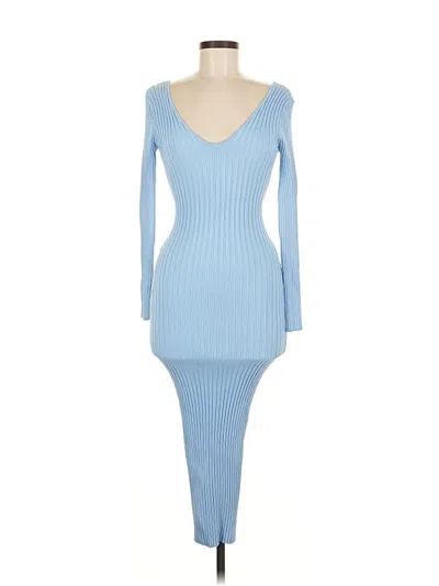 Pre-owned Fashion Nova Cocktail Dress In Blue