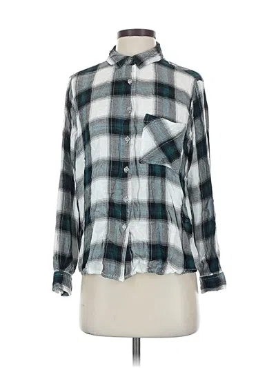 Pre-owned Cotton On Long Sleeve Button Down Shirt In Blue