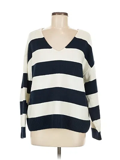 Pre-owned Vince Camuto Pullover Sweater In White