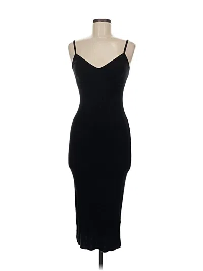 Pre-owned Enza Costa Cocktail Dress In Black