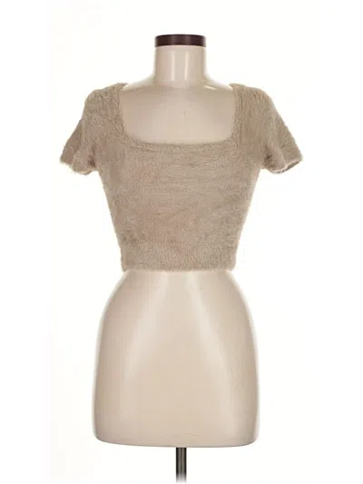 Pre-owned Forever 21 Cardigan Sweater In Brown