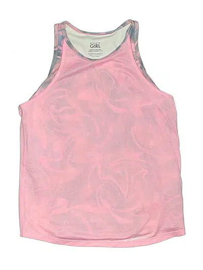 Pre-owned Athleta Girl Kids' Active Tank Top In Pink