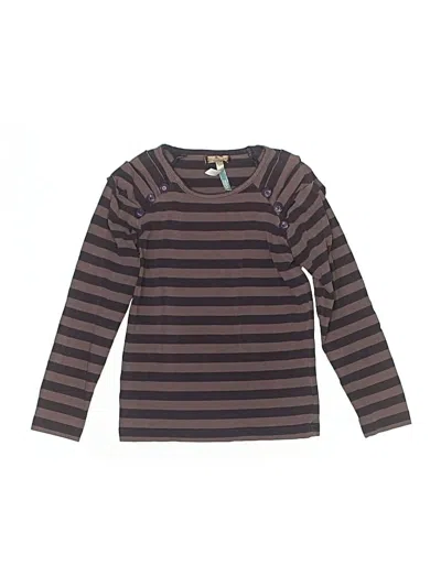 Pre-owned Matilda Jane Kids' Long Sleeve T-shirt In Brown