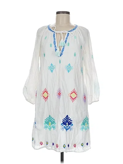 Pre-owned Tommy Bahama Casual Dress In White