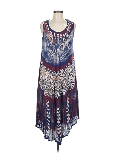 Pre-owned Devi Casual Dress In Blue