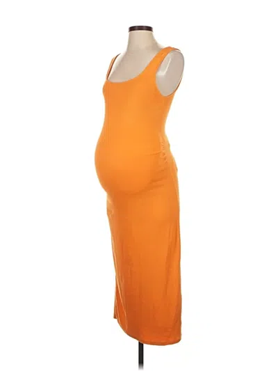 Pre-owned Old Navy - Maternity Casual Dress In Orange