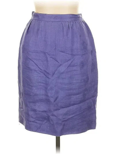Pre-owned Maggy London Formal Skirt In Purple