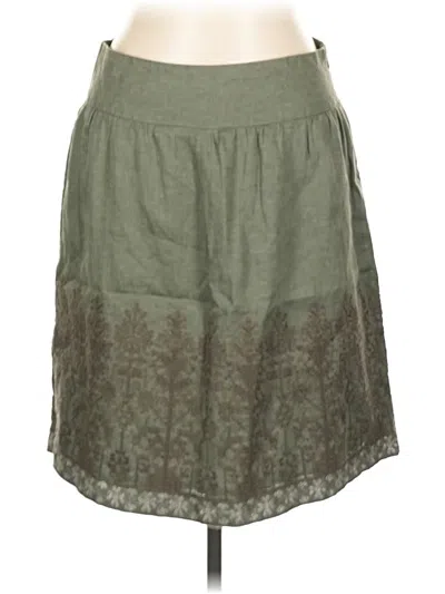 Pre-owned Jjill Casual Skirt In Green