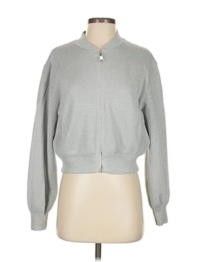 Pre-owned Zara Track Jacket In Gray