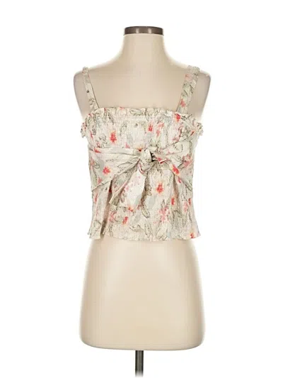 Pre-owned Rebecca Taylor Sleeveless Blouse In White