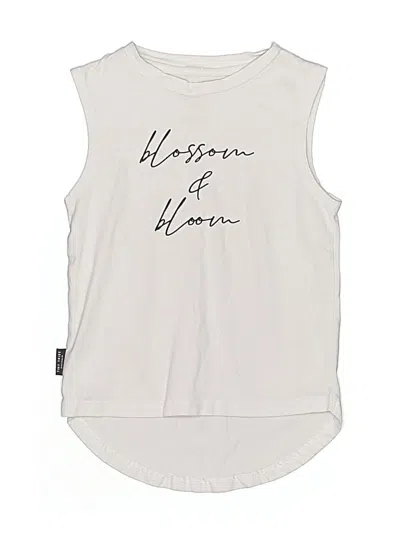 Pre-owned Tiny Tribe Kids' Sleeveless T-shirt In White
