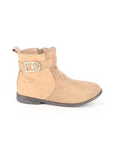 Pre-owned Michael Michael Kors Kids' Boots In Brown