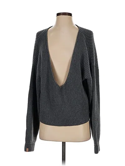 Pre-owned Lunya Pullover Sweater In Gray