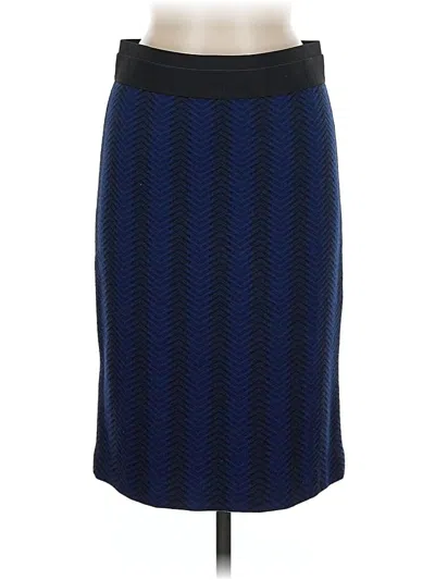 Pre-owned Bcbgmaxazria Formal Skirt In Blue
