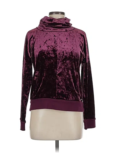 Pre-owned Betsey Johnson Turtleneck Sweater In Burgundy